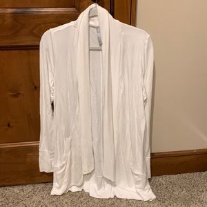 White Athleta cardigan size L